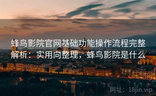 蜂鸟影院官网基础功能操作流程完整解析：实用向整理，蜂鸟影院是什么