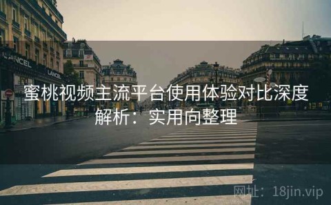 蜜桃视频主流平台使用体验对比深度解析：实用向整理