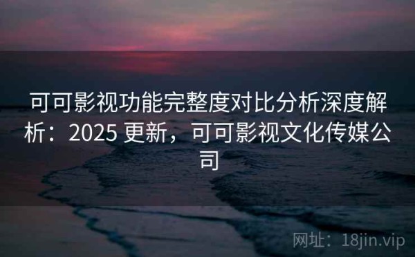 可可影视功能完整度对比分析深度解析：2025 更新，可可影视文化传媒公司