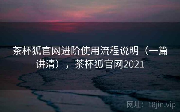 茶杯狐官网进阶使用流程说明（一篇讲清），茶杯狐官网2021