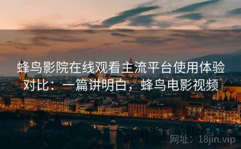蜂鸟影院在线观看主流平台使用体验对比：一篇讲明白，蜂鸟电影视频