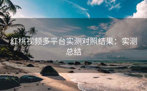 红桃视频多平台实测对照结果：实测总结