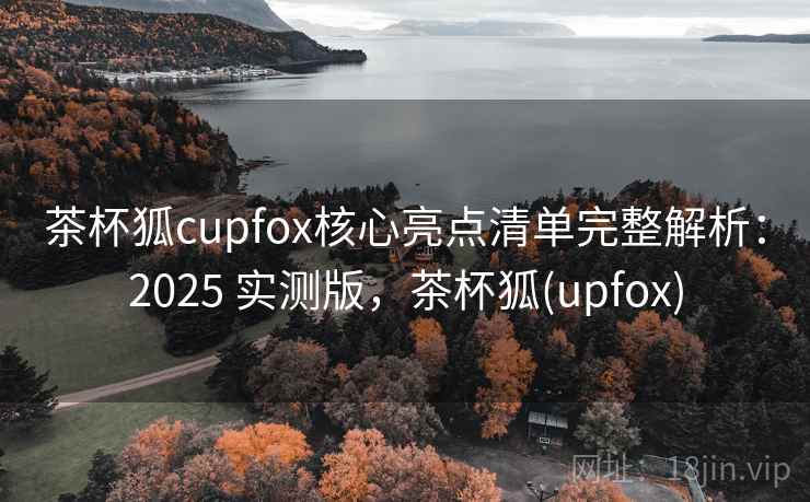 茶杯狐cupfox核心亮点清单完整解析：2025 实测版，茶杯狐(upfox)