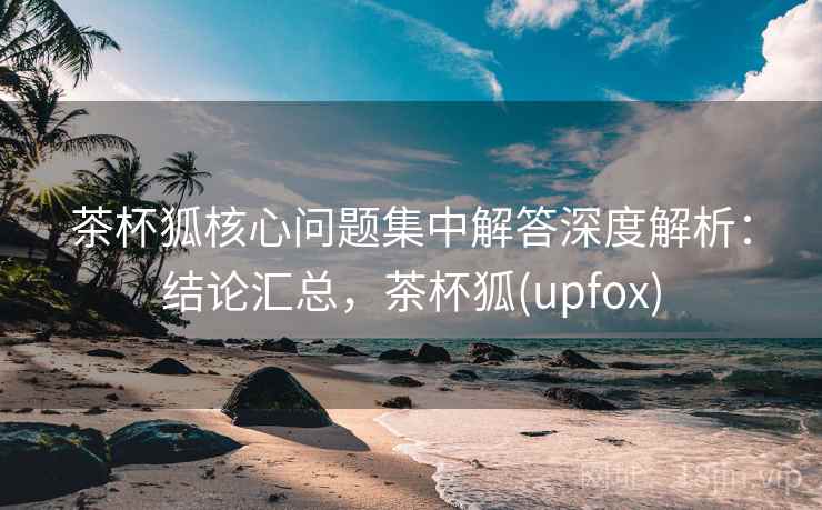 茶杯狐核心问题集中解答深度解析：结论汇总，茶杯狐(upfox)